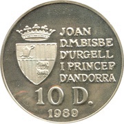 10 Diners - Joan Martí i Alanis XXV Summer Olympic Games obverse image