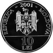 10 Lei Green woodpecker obverse image