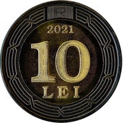 10 Lei National Bank of Moldova reverse image