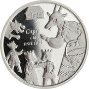 20 Lei The Goat with Three Kids, Moldova, 2019 reverse image