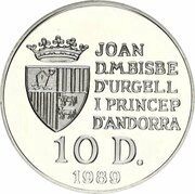 10 Diners - Joan Martí i Alanis XIV FIFA World Cup obverse image