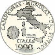 10 Diners - Joan Martí i Alanis XIV FIFA World Cup, Andorra, 1989 reverse image