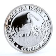 50 Lei Spoonbill, Moldova, 2011 reverse image