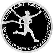 50 Lei Summer Olympic Games, Moldova, 2012 reverse image