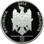 50 Lei Măzărache Church from Chişinău obverse image