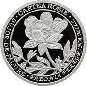50 Lei Paeonia Peregrina, Moldova, 2014 reverse image