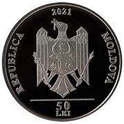 50 Lei My heart is Moldova obverse image