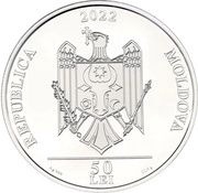 50 Lei Mihai Dolgan - 80 years since birth obverse image