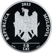 50 Lei Igor Vieru – 100 years since birth obverse image