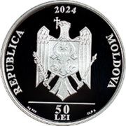 50 Lei Martisor – symbol of spring obverse image