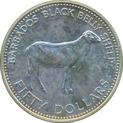 50 Dollars - Elizabeth II FAO - World Food Day, Barbados, 1981 reverse image