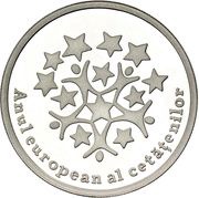 100 Lei European Year of Citizens, Moldova, 2013 reverse image