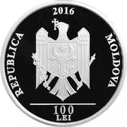 100 Lei 25 years of independence of the Republic of Moldova obverse image