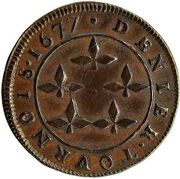 Denier Tournois Louis 1er reverse image