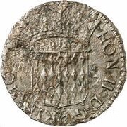 ⅙ Pezzetta - Honoré II obverse image