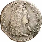 Sol de billon Ste Dévote - Antoine I obverse image