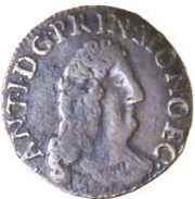 ½ Pezzetta Antoine 1er obverse image