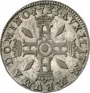 ½ Pezzetta ou 1 sol et demi - Honoré III reverse image