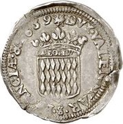 1⁄12 Ecu - Honore II reverse image