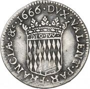 1⁄12 Ecu - Louis I reverse image