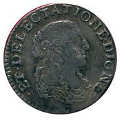 1⁄12 Ecu or 5 sols Imitation of Dombes Louis 1er obverse image