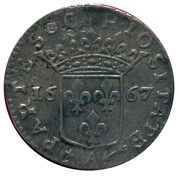 1⁄12 Ecu or 5 sols Imitation of Dombes Louis 1er reverse image