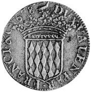1⁄12 Ecu - Louis I, Monaco, 1674-1681 reverse image