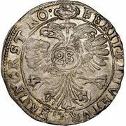 Izelotte d'argent de 28 sols - Honoré II, Monaco, 1657 reverse image