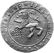 1 Thaler - Louis I, Monaco, 1668 reverse image