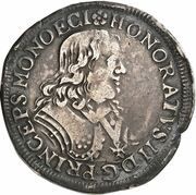 ½ Ecu - Honore II obverse image