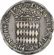 ½ Ecu - Honore II reverse image