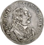 ½ Ecu - Honoré II obverse image
