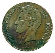 5 Centimes - Honoré V small head obverse image