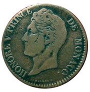5 Centimes - Honoré V small head obverse image