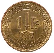1 Franc - Louis II reverse image