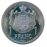 1 Franc - Louis II Essai reverse image