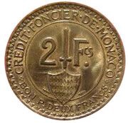 2 Francs - Louis II reverse image