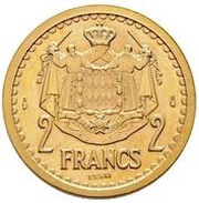 2 Francs - Louis II Essai reverse image