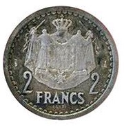 2 Francs - Louis II Essai reverse image