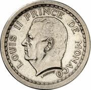 2 Francs - Louis II Silver Piedfort Essai obverse image