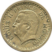 2 Francs - Louis II obverse image