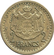 2 Francs - Louis II reverse image