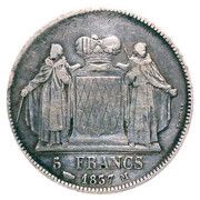 5 Francs - Honore V reverse image