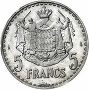 5 Francs - Louis II Essai reverse image