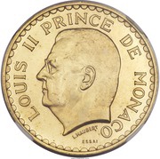 5 Francs - Louis II Essai obverse image