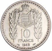 10 Francs - Louis II Essai reverse image