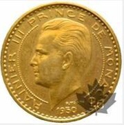 10 Francs - Rainier III Piedfort Essai obverse image