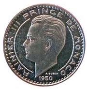 20 Francs - Rainier III Essai obverse image