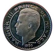50 Francs - Rainier III Essai obverse image