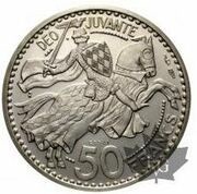50 Francs - Rainier III Piedfort Essai reverse image